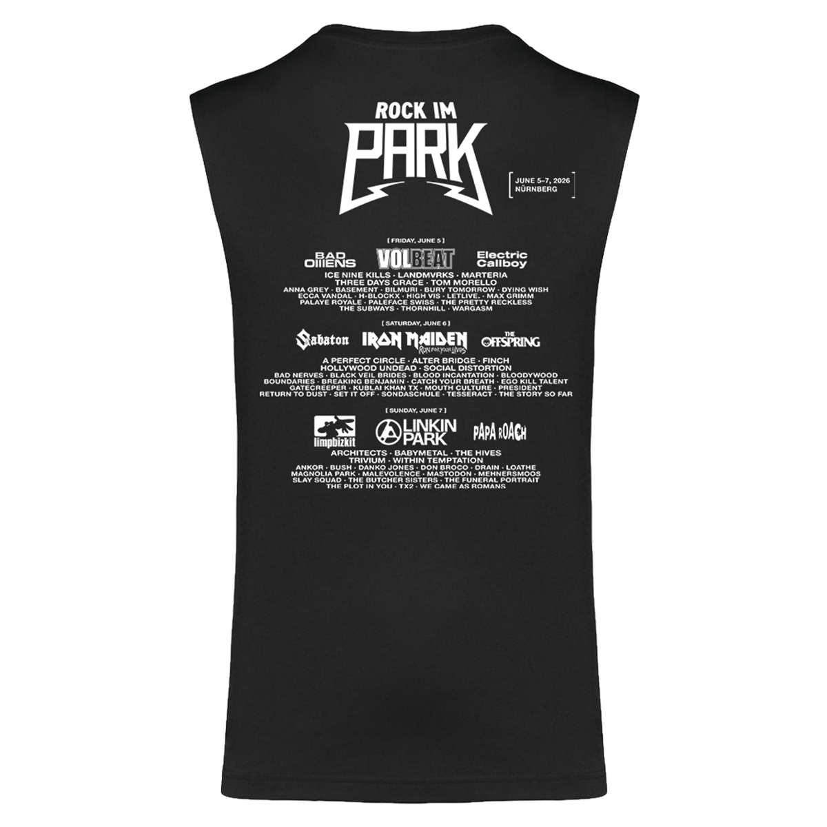 Flail - Unisex Line Up Sleeveless Shirt 2026