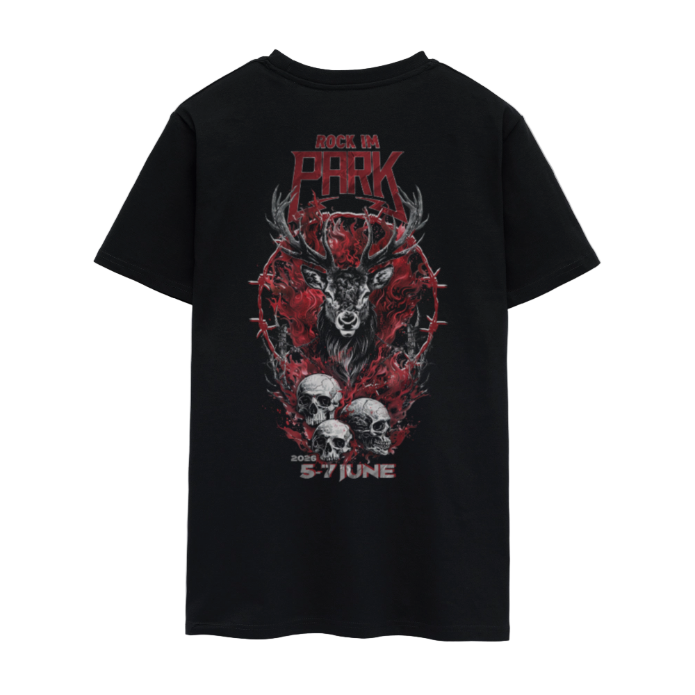 Three Skulls - Unisex T-Shirt - Schwarz