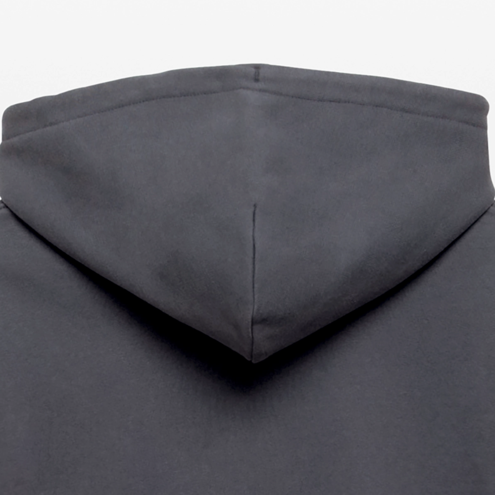 Essential Unisex Organic Hoodie - weißer Stick - Indigoblau