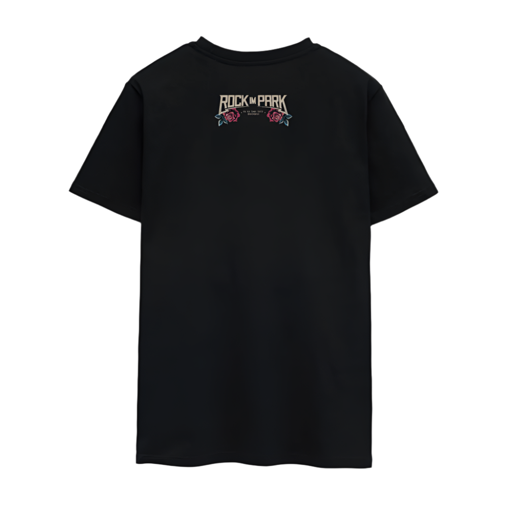 Scorpion N Roses - Unisex T-Shirt - Schwarz