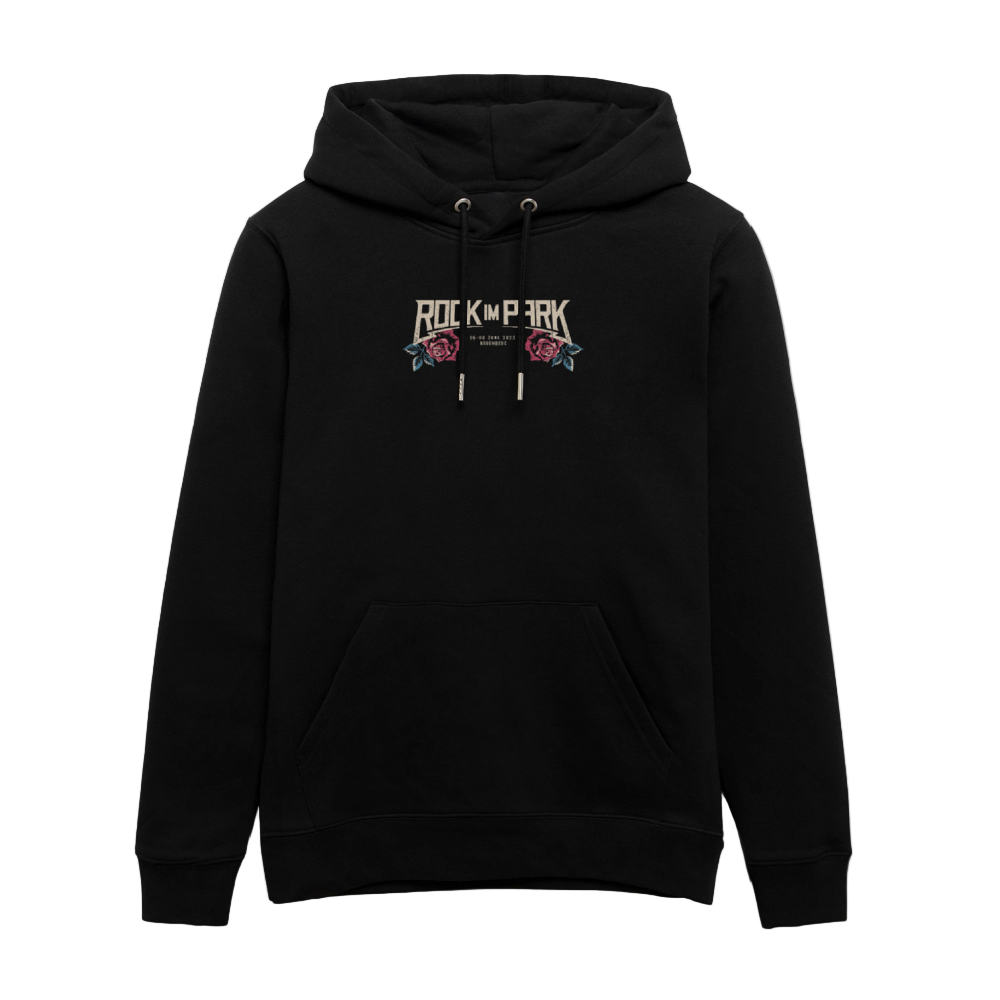 Scorpion N Roses - Unisex Organic Hoodie - Schwarz