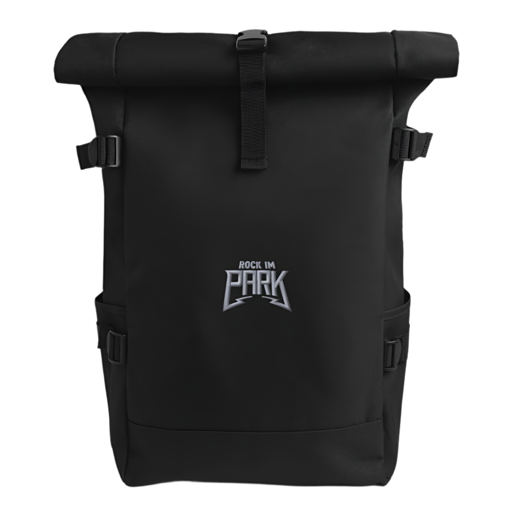 Rock im Park - Rolltop Rucksack 22 Liter - Schwarz