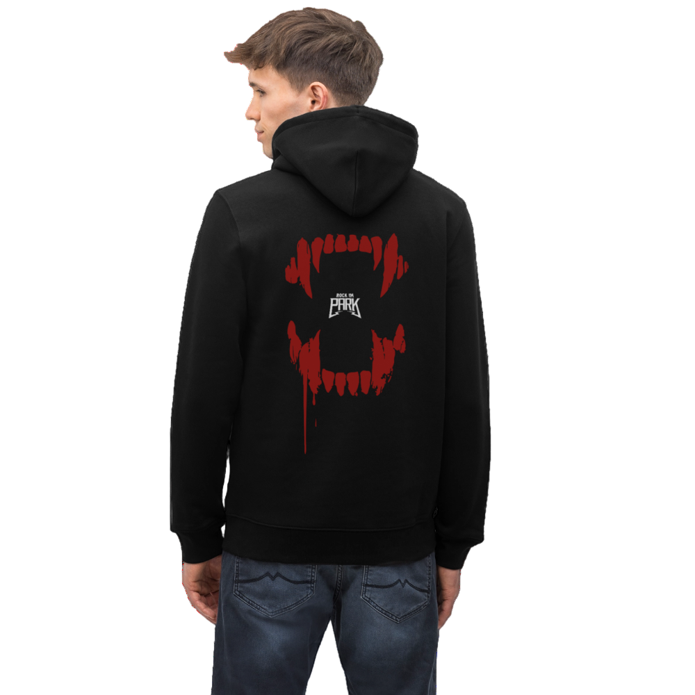 Vampire Bite - Unisex Organic Hoodie - Schwarz