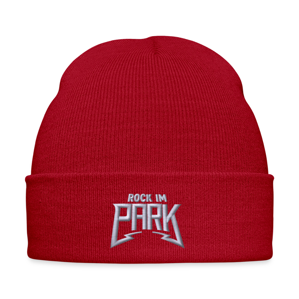 Essential Mütze - weißer Stick - klassisch Rot