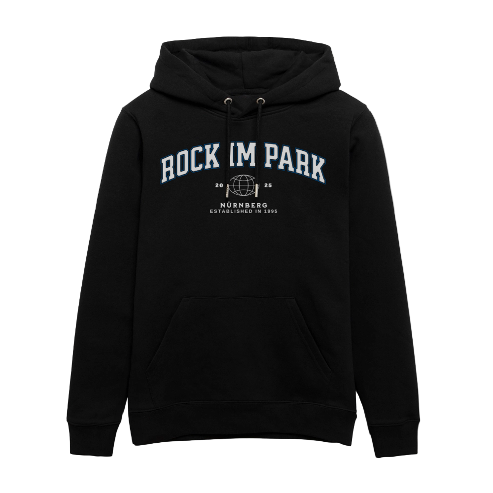 College - Unisex Line Up Hoodie - Schwarz