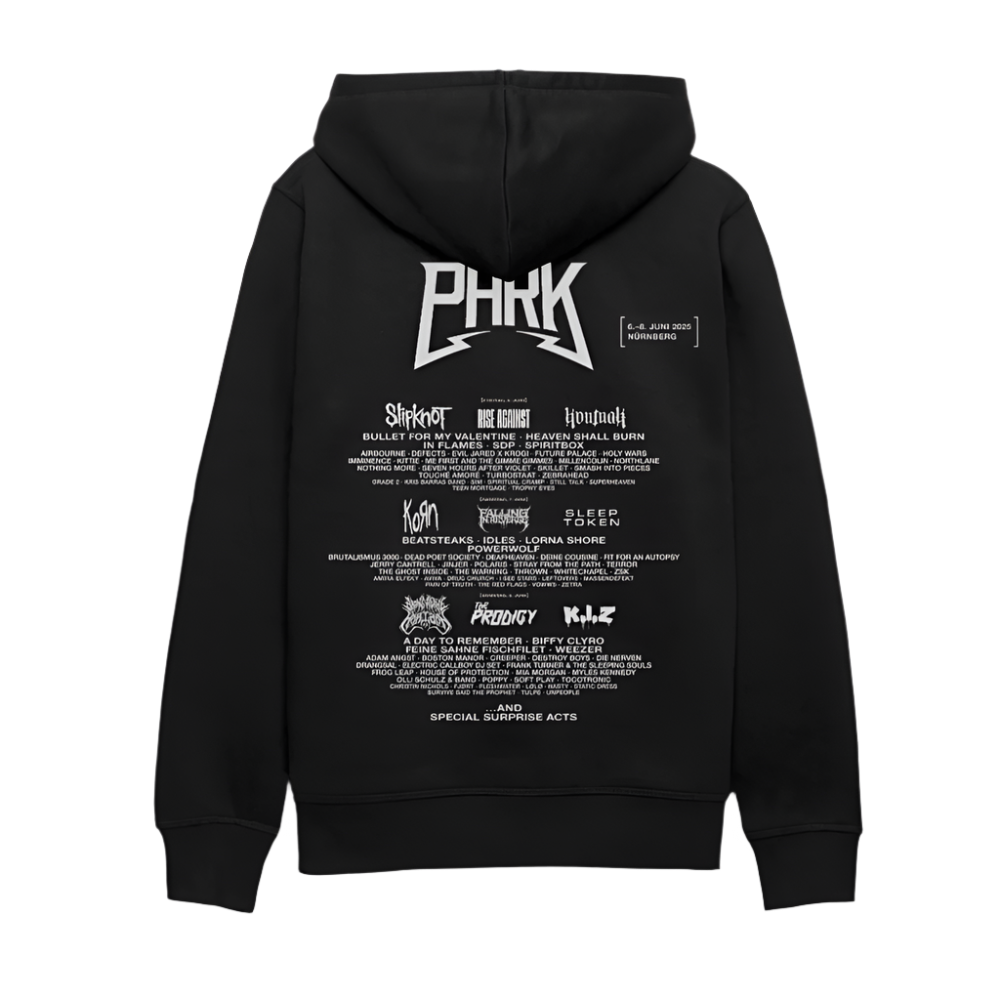 College - Unisex Line Up Hoodie - Schwarz