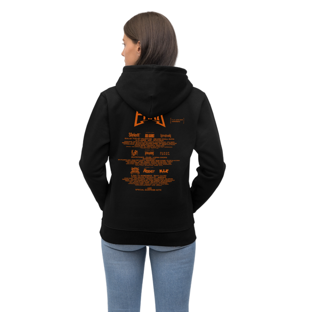 Metal Cat - Unisex Line Up Hoodie - Schwarz