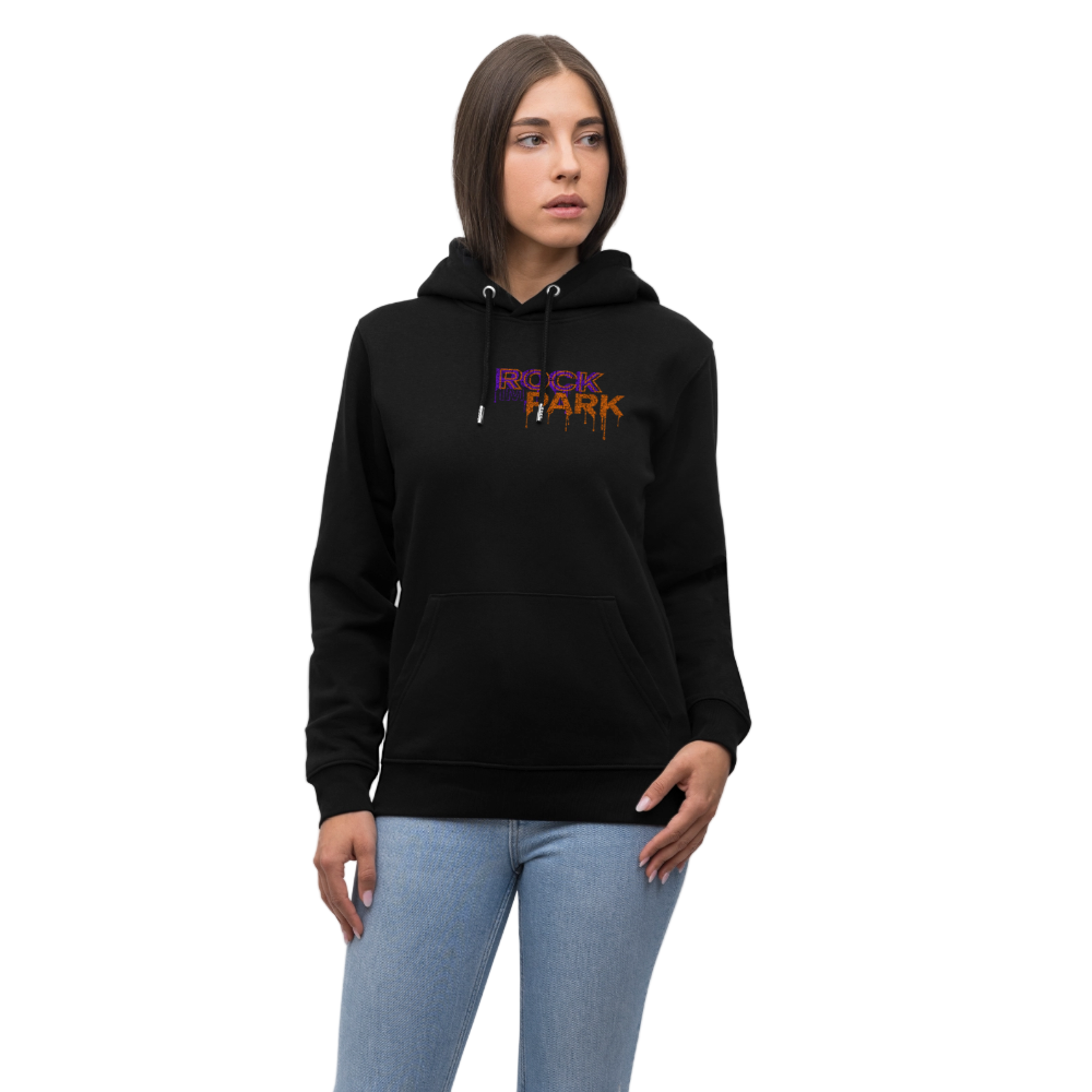 The Park Haunts You - Unisex Organic Hoodie - Schwarz