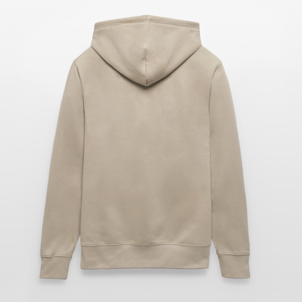 Essential Unisex Organic Hoodie - schwarzer Stick - Beige