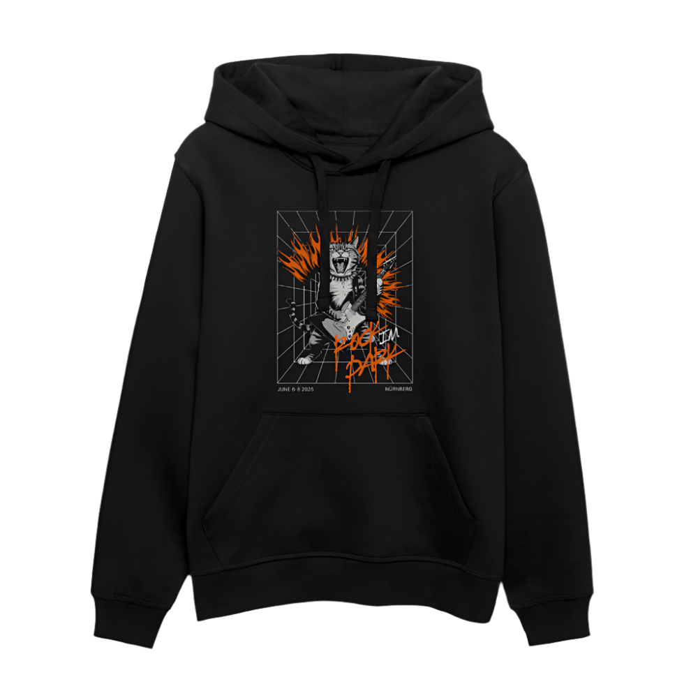 Metal Cat - Unisex Hoodie - Schwarz