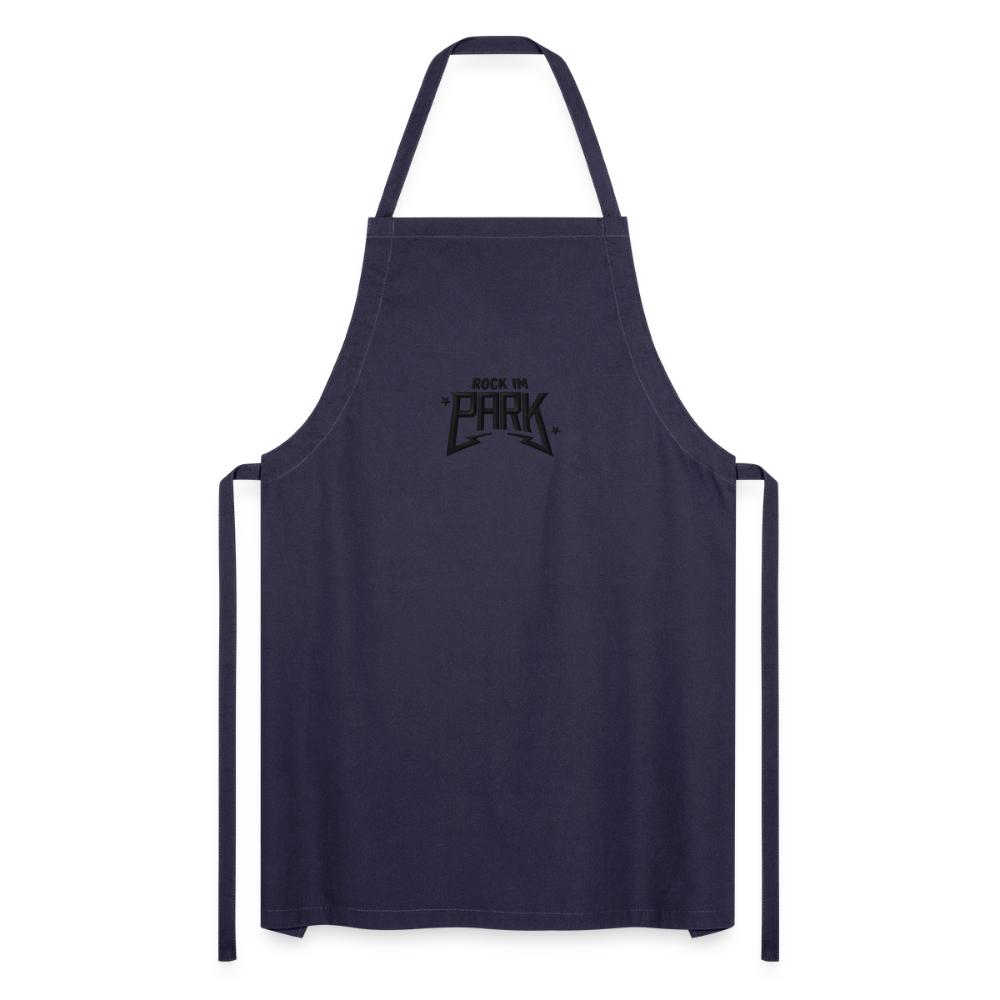 Rock Chef - Schürze mit schwarzem Stick - Navy