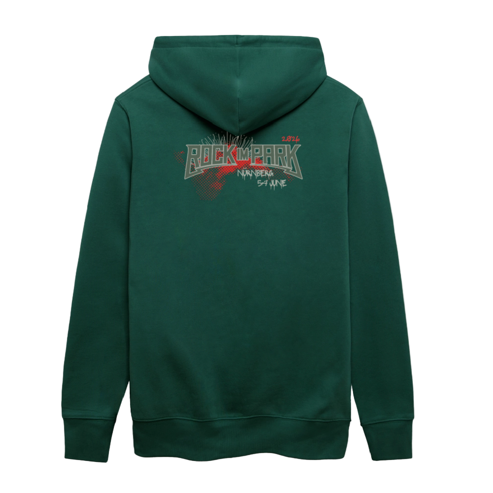 Green Rebelmas - Unisex Organic Hoodie - Forest