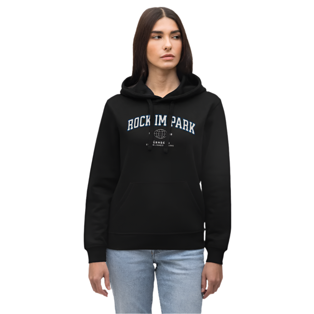 College - Unisex Line Up Hoodie - Schwarz