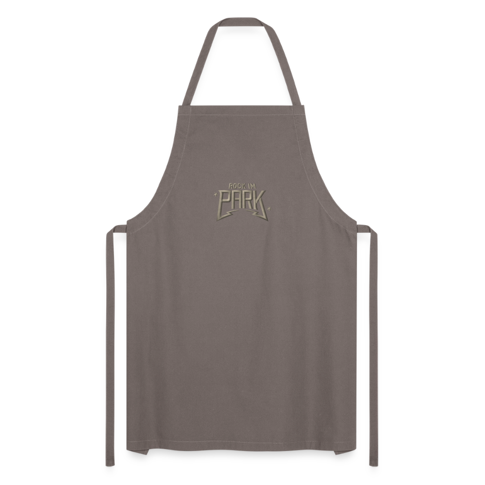 Rock Chef - Schürze mit beigem Stick - Grau