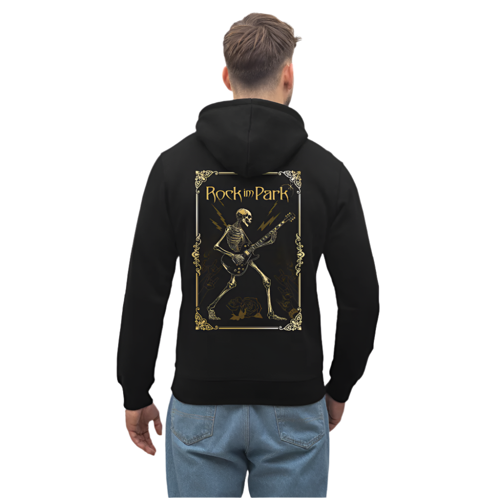 Der Gitarrist - Unisex  Organic Hoodie - Schwarz