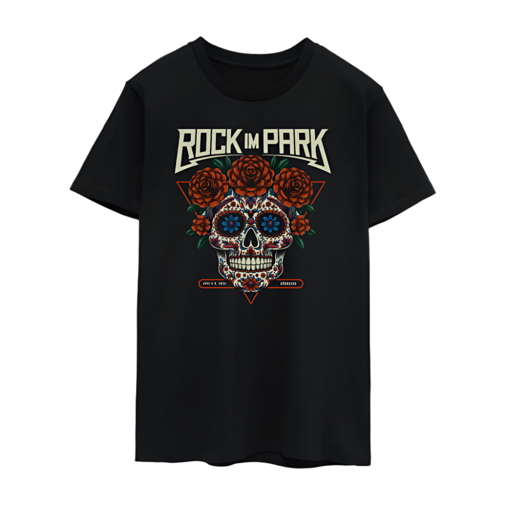 Día de los Muertos - Unisex Line Up T-Shirt - Schwarz