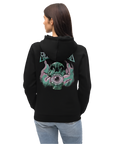 Smoking Skull - Unisex Organic Hoodie - Schwarz