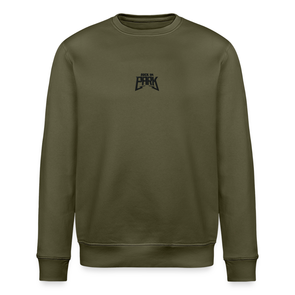 Essential Unisex Organic Sweatshirt - schwarzer Stick - Khaki