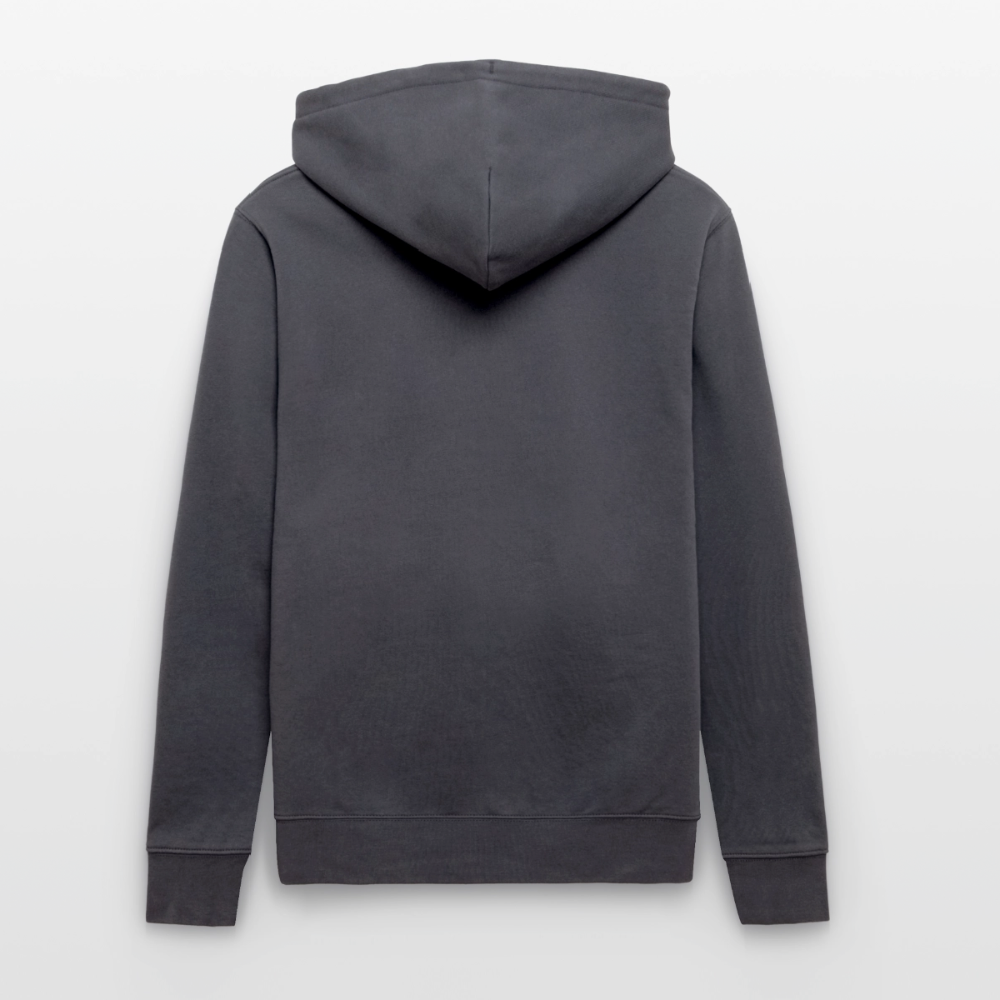 Essential Unisex Organic Hoodie - weißer Stick - Indigoblau