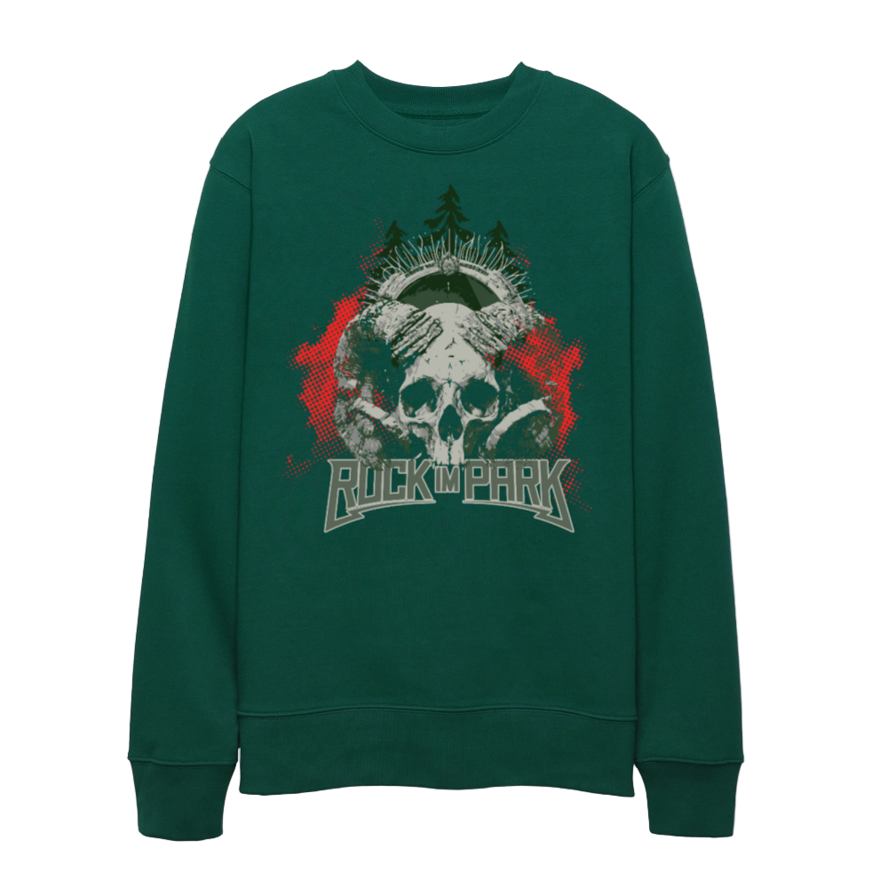 Green Rebelmas - Unisex Organic Sweatshirt - Forest