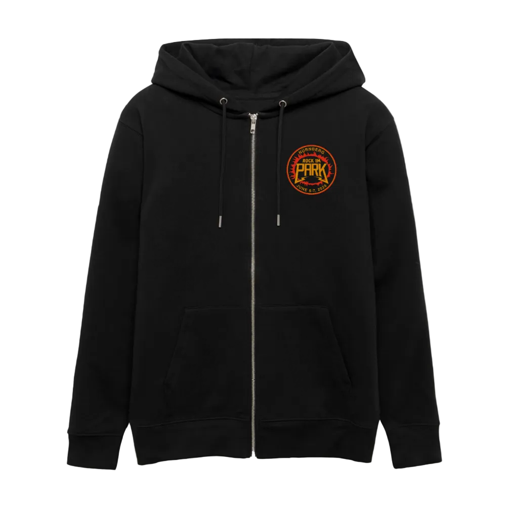 Planet Rock - Line Up 2026 Unisex Zipper Hoodie - Schwarz