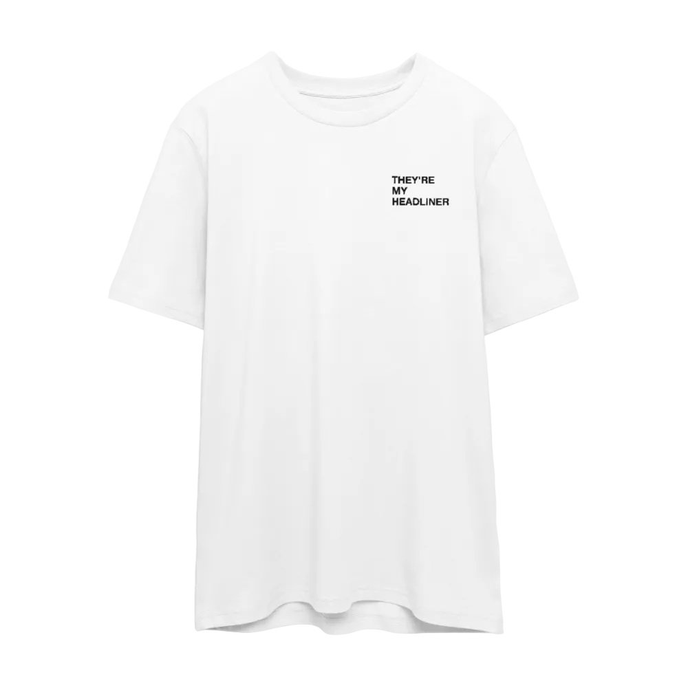 Kiss them in the moshpit - weißes Valentinstagsshirt - Weiß