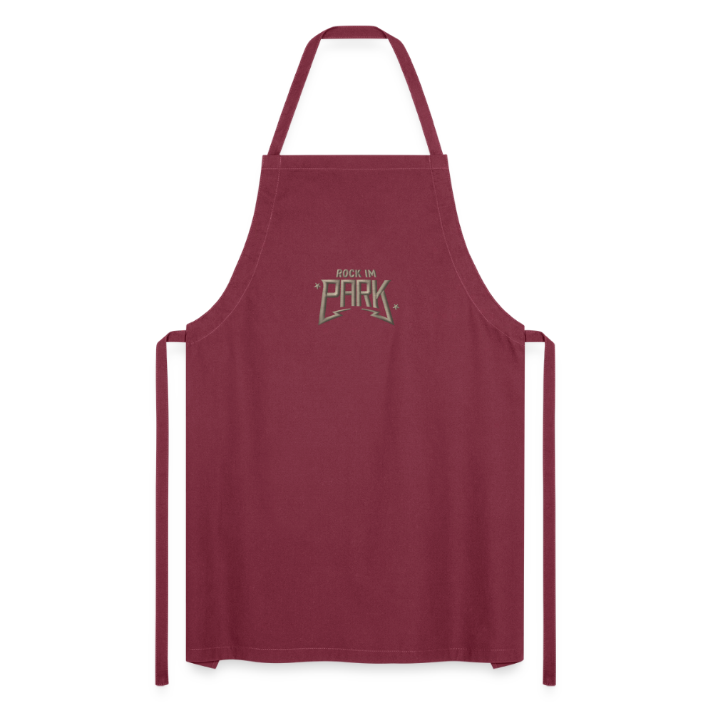 Rock Chef - Schürze mit beigem Stick - Bordeaux