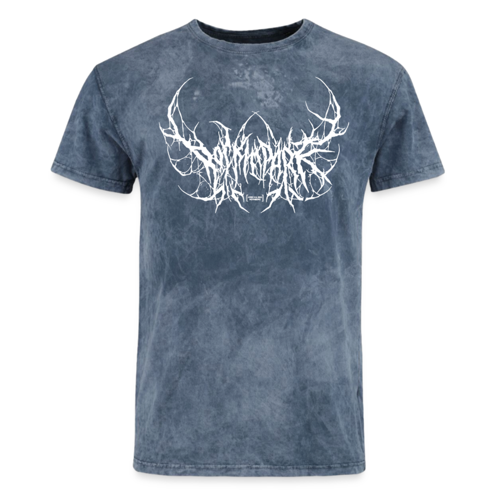 RIP25 In Metal We Trust - Unisex T-Shirt - Dip Dye Blau