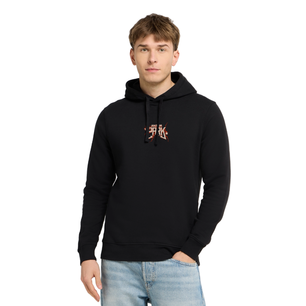 Inferno Skull - Organic Unisex Hoodie - Schwarz