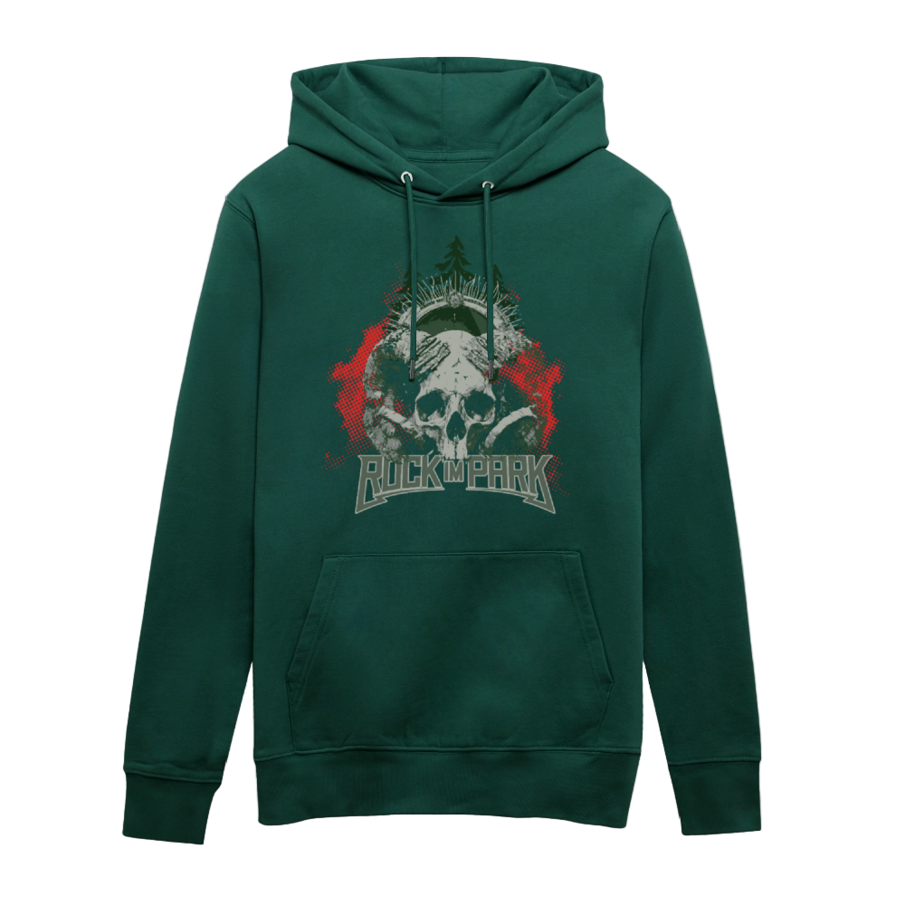 Green Rebelmas - Unisex Organic Hoodie - Forest