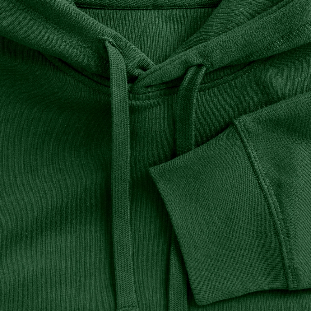 Green Rebelmas - Organic Unisex Hoodie - Flaschengrün