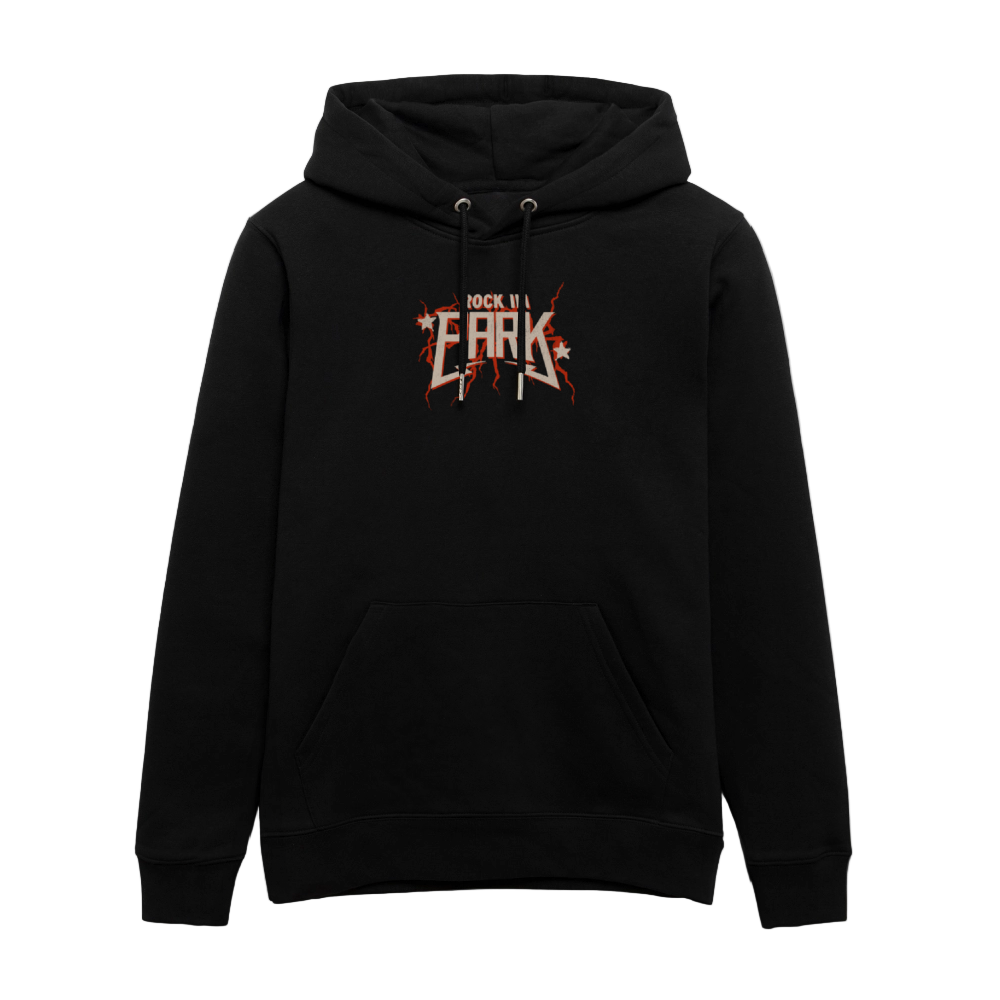 Inferno Skull - Unisex Organic Hoodie - Schwarz