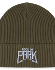 Klassisches gesticktes Beanie - khaki